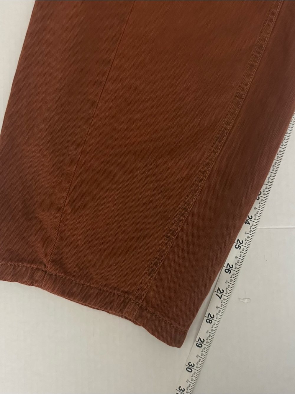 Free People Limited Edition Tennessee Slouchy Utility Jeans Ginger Brown - Picture 8 of 10